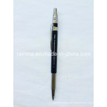 Lápis de propulsão de metal com chumbo de 2,0 mm